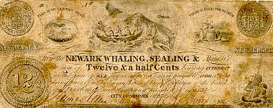 Newark Whaling 12 1/2 cent