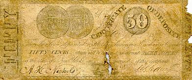 American Exchange Company 50 cents