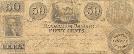 Rosendale Cement 50 cents